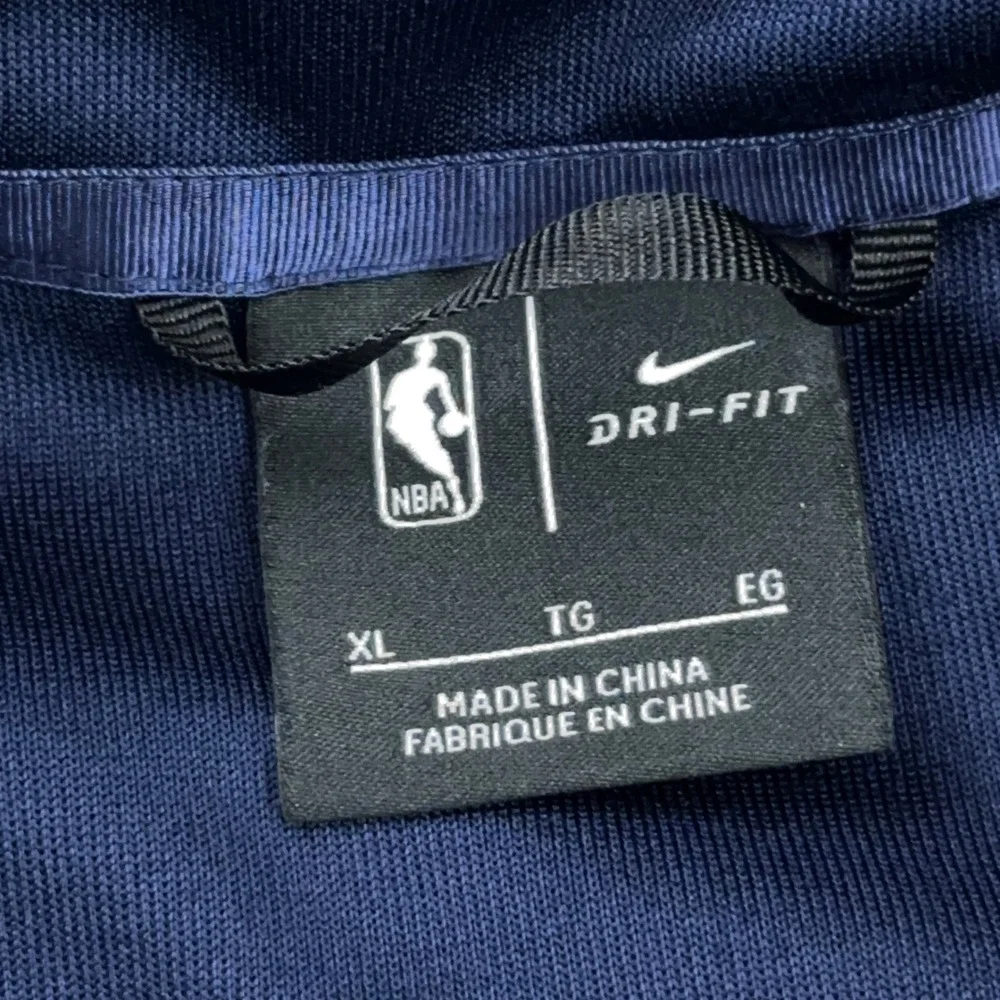 Denver Nuggets Nike Dri-Fit Pullover‎ Hoodie Men's XL Blue NBA Gym AT9020-419
